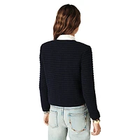Gaspard Textured-Knit Cardigan