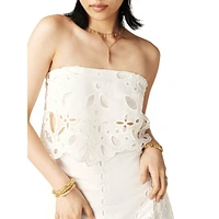 Venus Cutout Strapless Gown