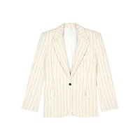 Epona Pinstriped Suit Blazer