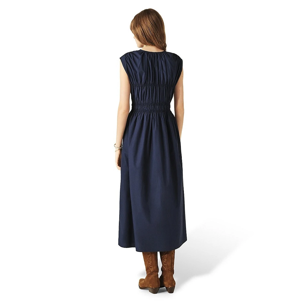 Marana Gathered Midi Dress