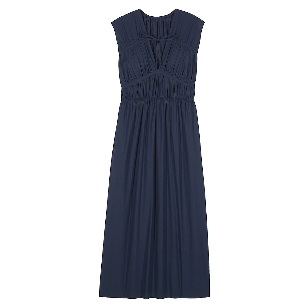 Marana Gathered Midi Dress