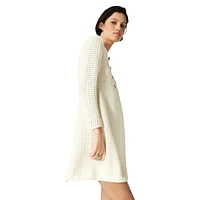 Gysele Long-Sleeve Knit Mini Dress