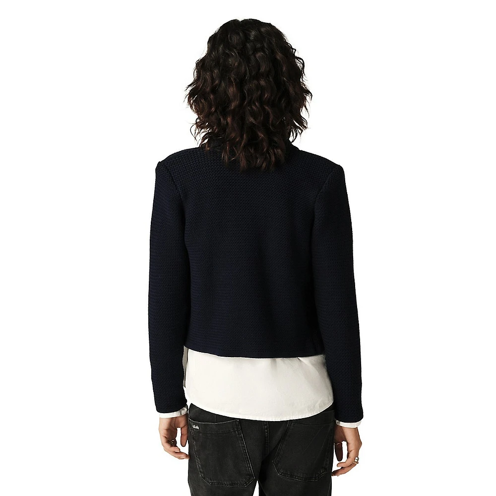 Louman Double-Breasted Cardigan