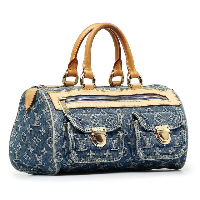 Louis Vuitton denim speedy bag