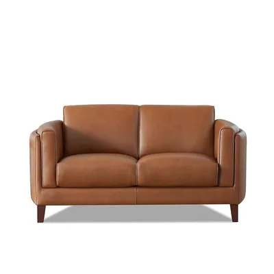 Maui 64.5 In. Leather Loveseat