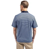 Virtue Eco Pique Micro Stripe Recycled Mens Big & Tall Polo