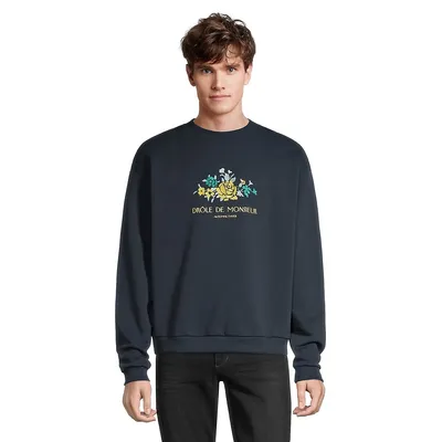 Fleur Embroidered Sweatshirt