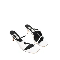 Gemini Leather Dressy Slide Sandals