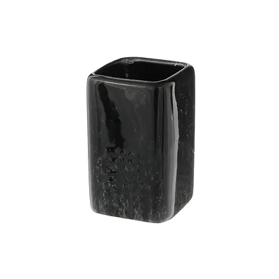 Ceramic Tumbler (black Granite) - Set Of 2