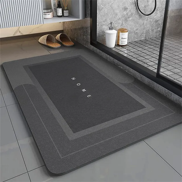 Quick-dry Diatomaceous Earth Bath Mat - LIVINGbasics