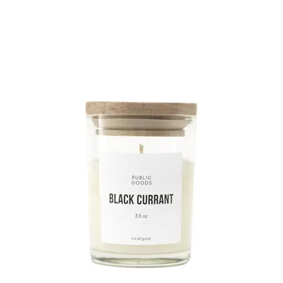 Black Currant Natural Soy Wax Candle, 100g
