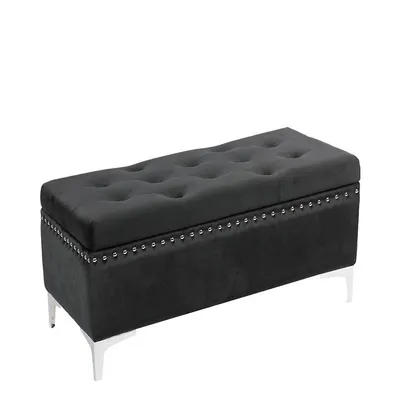 Ottoman / Footstool On Legs, Rectangular, From The Codi Collection