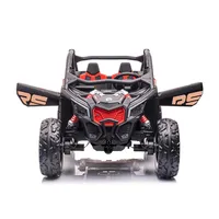 Licensed Can-am Maverick Rs Performance Edition 4wd/12v 14ah,2-seater Kids Buggy Eva Wheels Leather Seats Rc