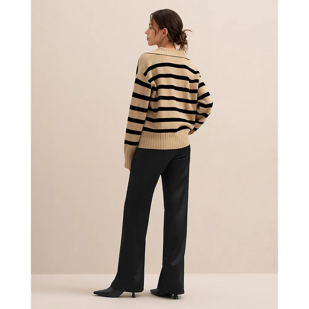 LILYSILK The Gilly Stripe Sweater | Kingsway Mall