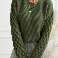 Women's Honeycomb Knit Sweater
