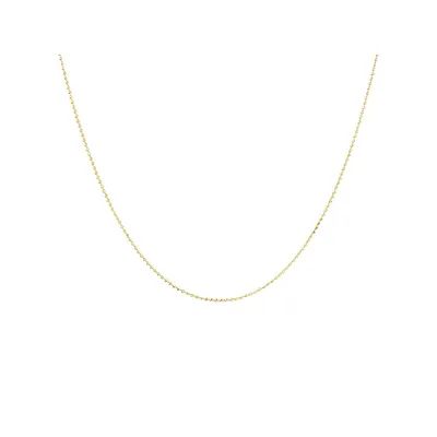 50cm (20") Bead Chain In 10kt Yellow Gold