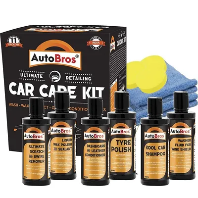 11 Piece Car Cleaning Kit, Car Wash Clean cloth & Sponge Kit