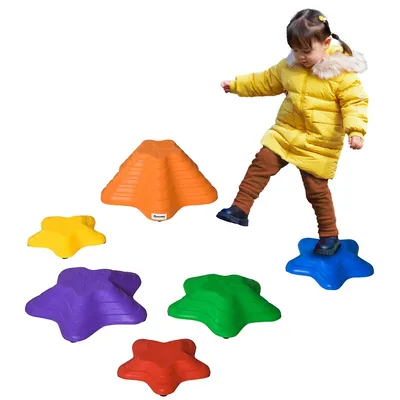 6pcs Balance Stepping Stones For Kids, Stackable Non-slip