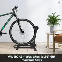 Foldable Bike Floor Parking Rack Home Garage Storage Stand Fit 20''-29''