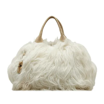 Pre-loved Eco Kidassia Faux Fur Garden Handbag