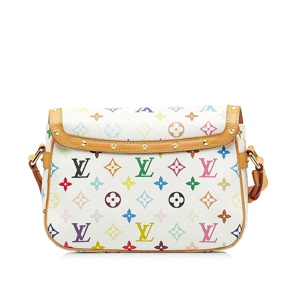 Louis Vuitton Multicolor Monogram White Sologne Cross Body Bag