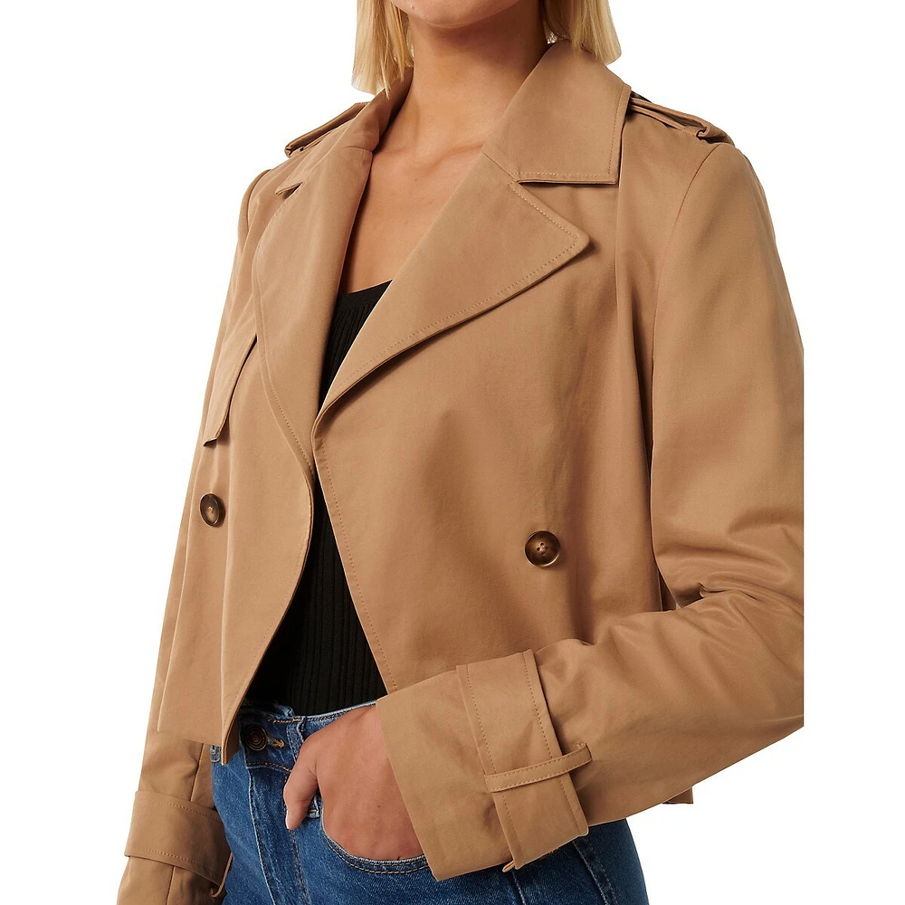 Willow Cropped Trench Coat