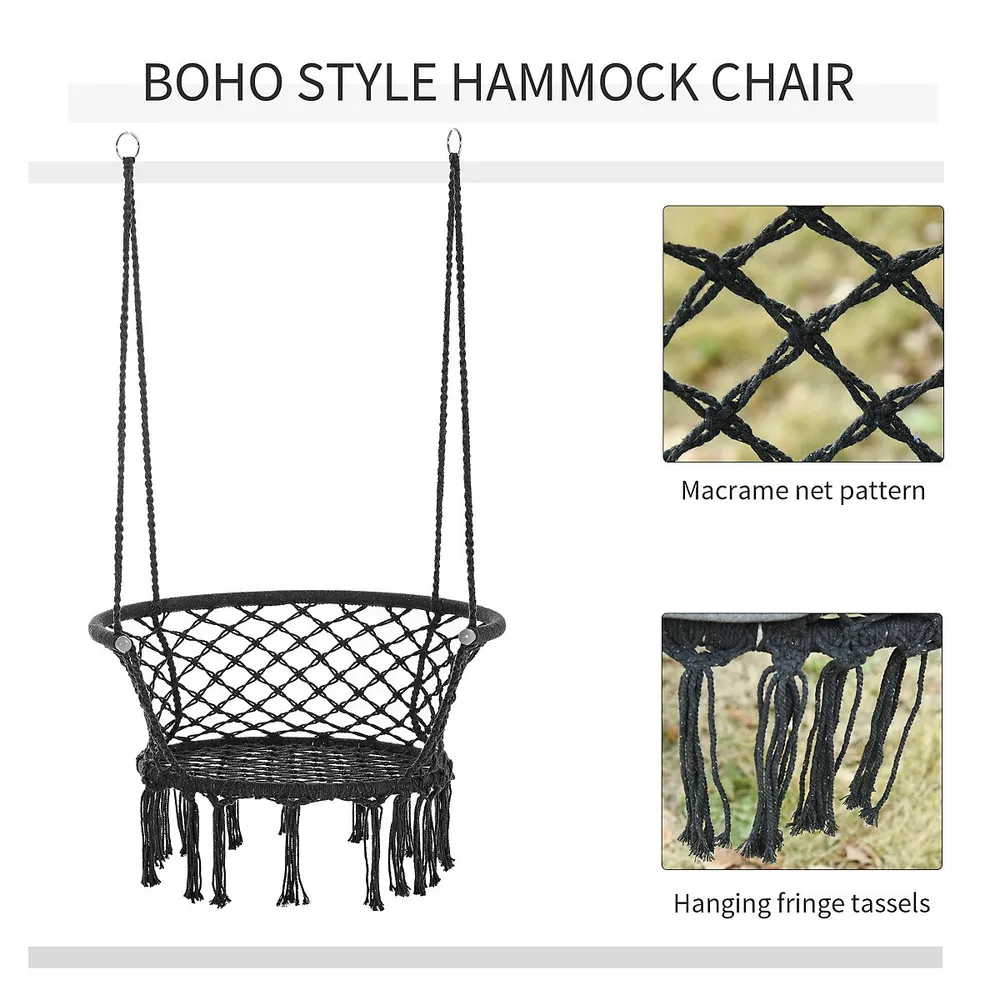 Hammock Chair, Dark Grey