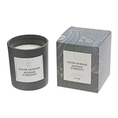7 Oz Luxe Scented Candle In Gift Box (silver Mohair) - Set Of 2