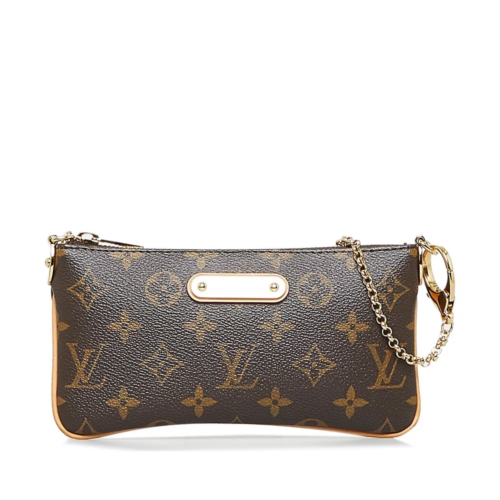 Louis Vuitton Milla Pochette Monogram mm Clutch for Sale in