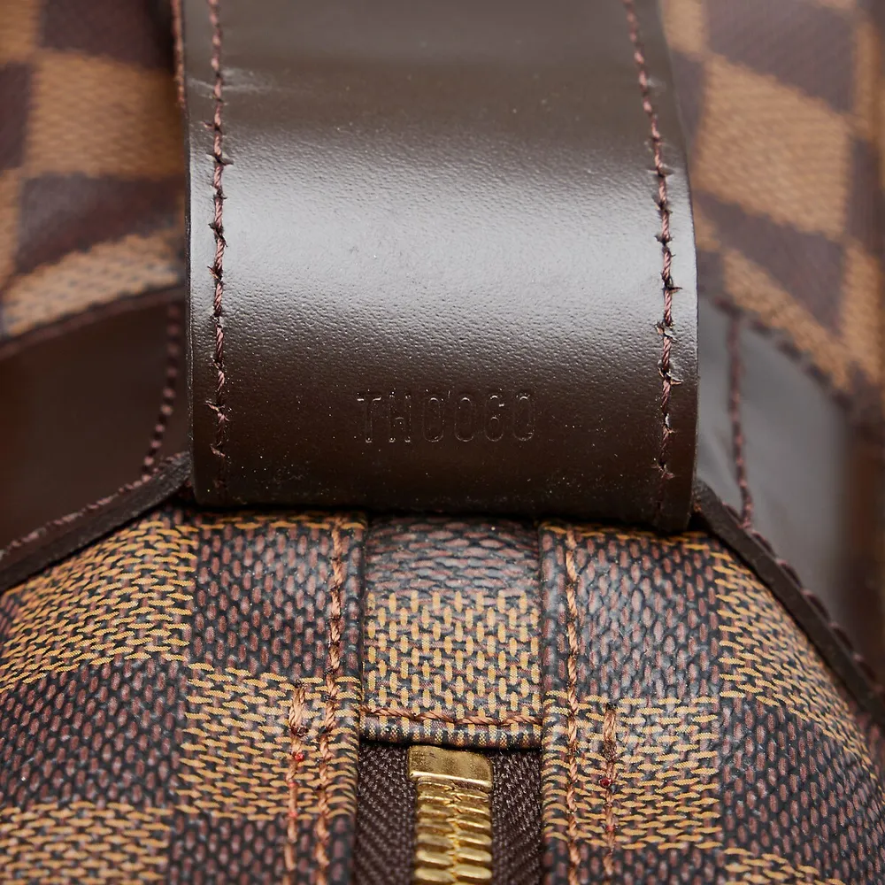  Louis Vuitton, Pre-Loved Damier Ebene Duomo, Brown