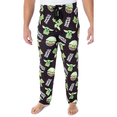 Star Wars The Mandalorian Grogu Naps And Snacks Sleep Lounge Pants Pajamas