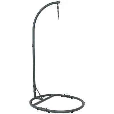 Egg Chair Stand With Round Base - 76 Inch