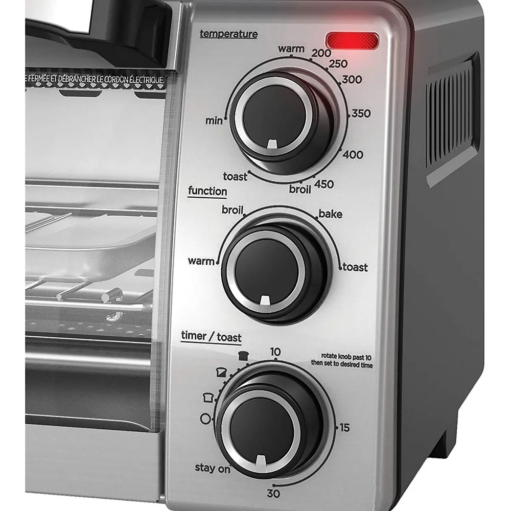 TO1755SBC, Natural Convection 4-Slice Toaster Oven