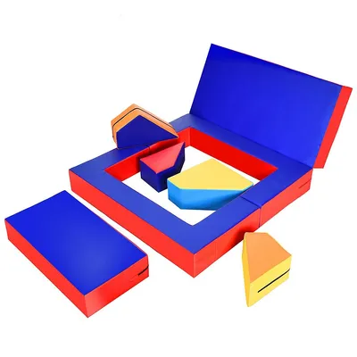 4-in-1 Crawl Climb Foam Shapes Playset Softzone Toy Toddler Preschoolers Kids