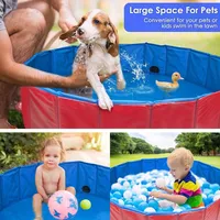 Outdoor Swimming Pool Tub - Foldable Portable - Great for Pets