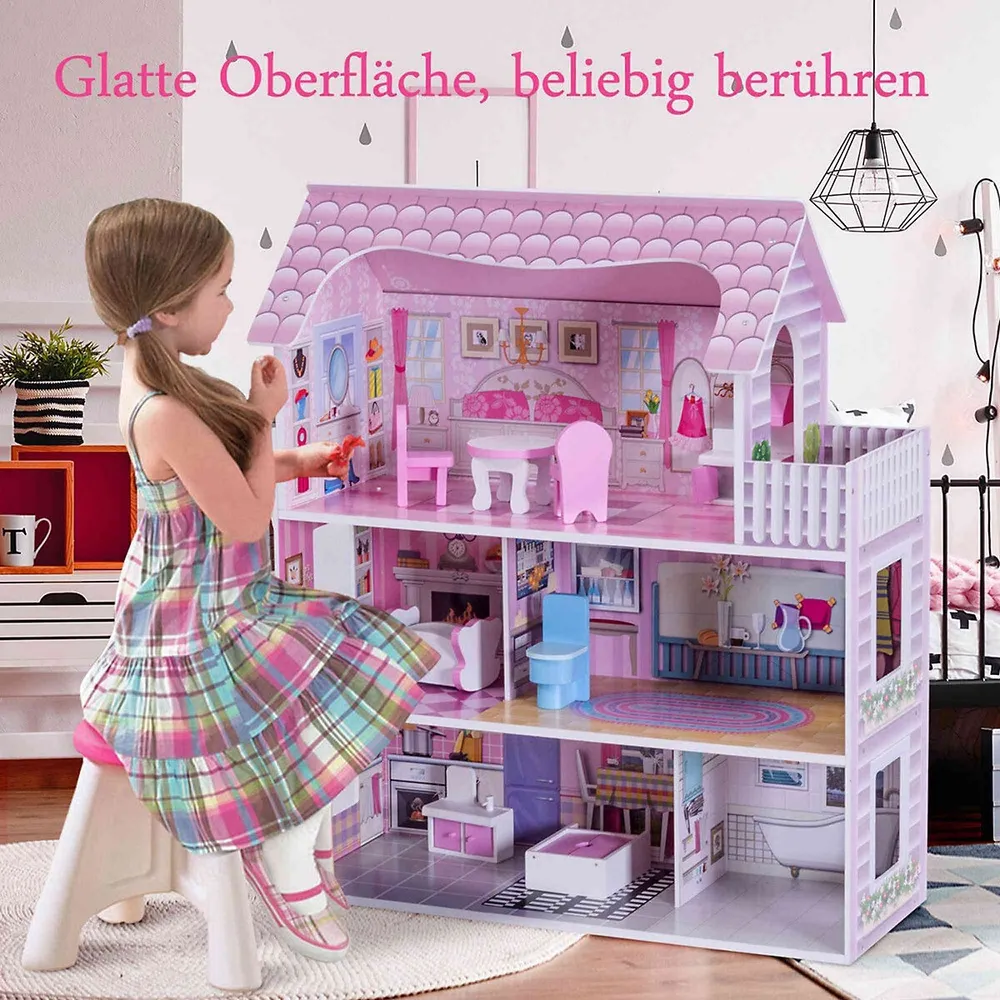 Glitter Girls Caravan Home Dollhouse & Furniture Playset For 14