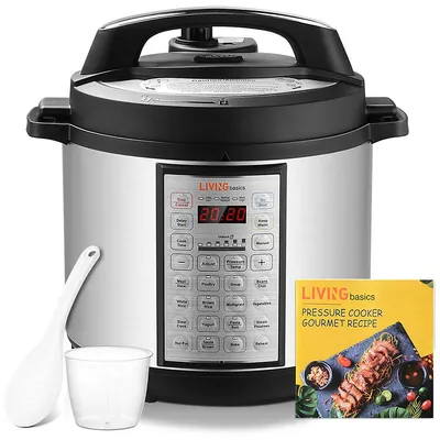 6 Qt Multi-use Pressure Cooker, 18-in-1 Programmable Rice Cooker, Stainless Inner Cntainer