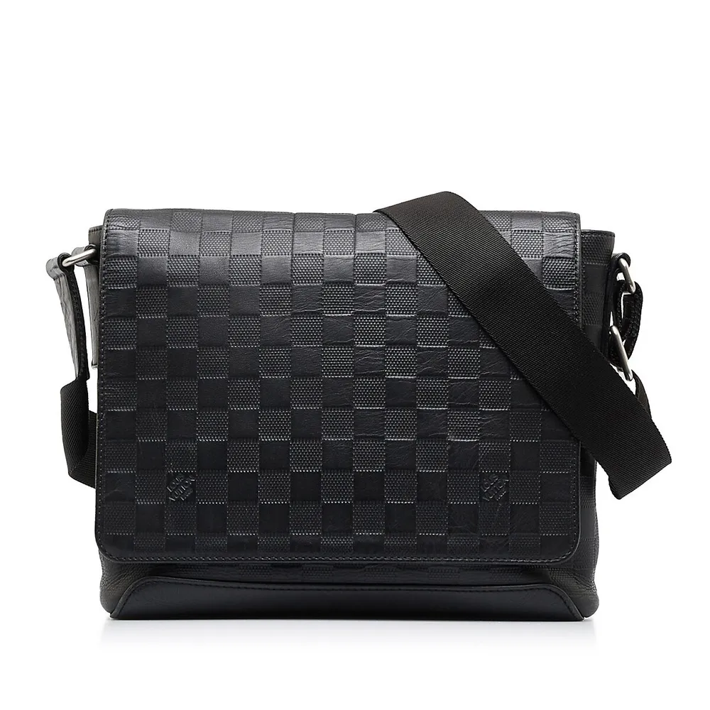 Louis Vuitton 2015 pre-owned Damier Infini District MM crossbody