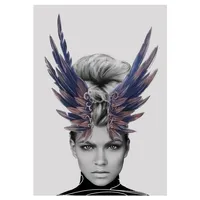 Crown Of Feathers Wall Print