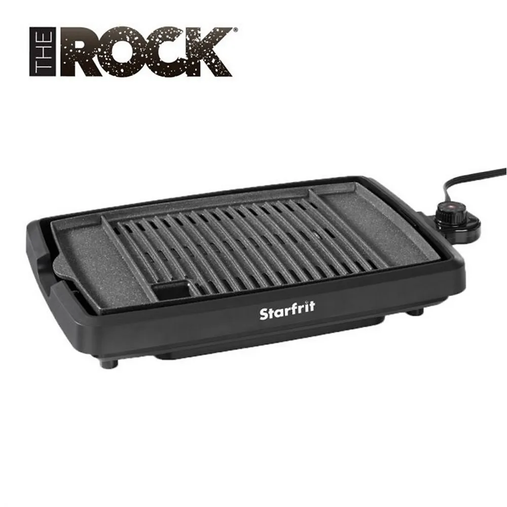 The Rock Indoor Grill/bbq, Smokeless, Nonstick Surface