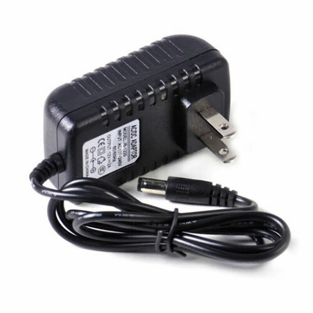 EZONEDEAL 12v2a Ac/dc Us Plug Adapter Power Supply Wall Charger Cord Cctv  Camera 5.5*2.5mm