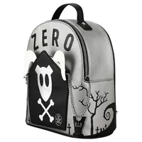 Nightmare Before Christmas Zero Graveyard Metallic Mini Backpack With Removable Coin Pouch