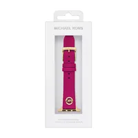 Women's 38/40/41/42/44/45/49mm Fuchsia Leather, Band For Apple Watch®, Mks8060e