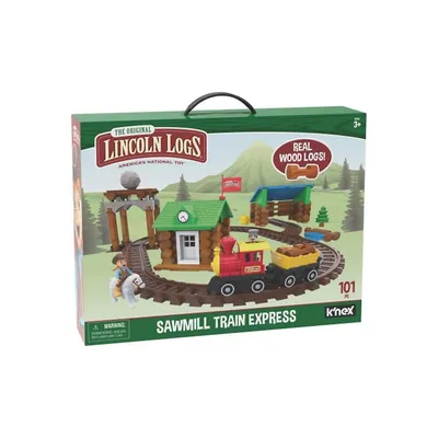 Lincoln Logs Sawmill Train (101pc)