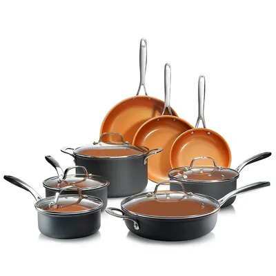 Mauviel M'COOK 5-Ply 12-Piece Cookware Set With Cast Stainless Steel H, Mauviel USA