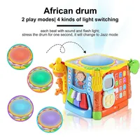 5 in 1 Baby Musical Activity Cube Toy, Infant Development Toys Early Educational Learning Play Cube