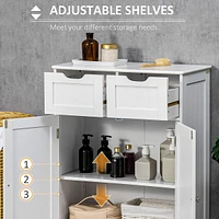 Bathroom Storage Cabinet With 2 Adjustable Shelf