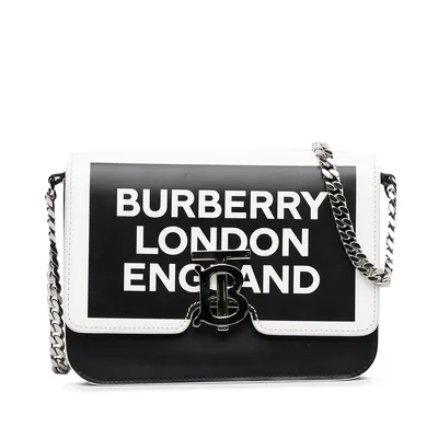 Burberry Pre-loved Tb Logo Print Crossbody