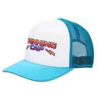 Stranger Things Netflix Series Blue & White Thinking Hat Trucker Hat, Blue, One Size