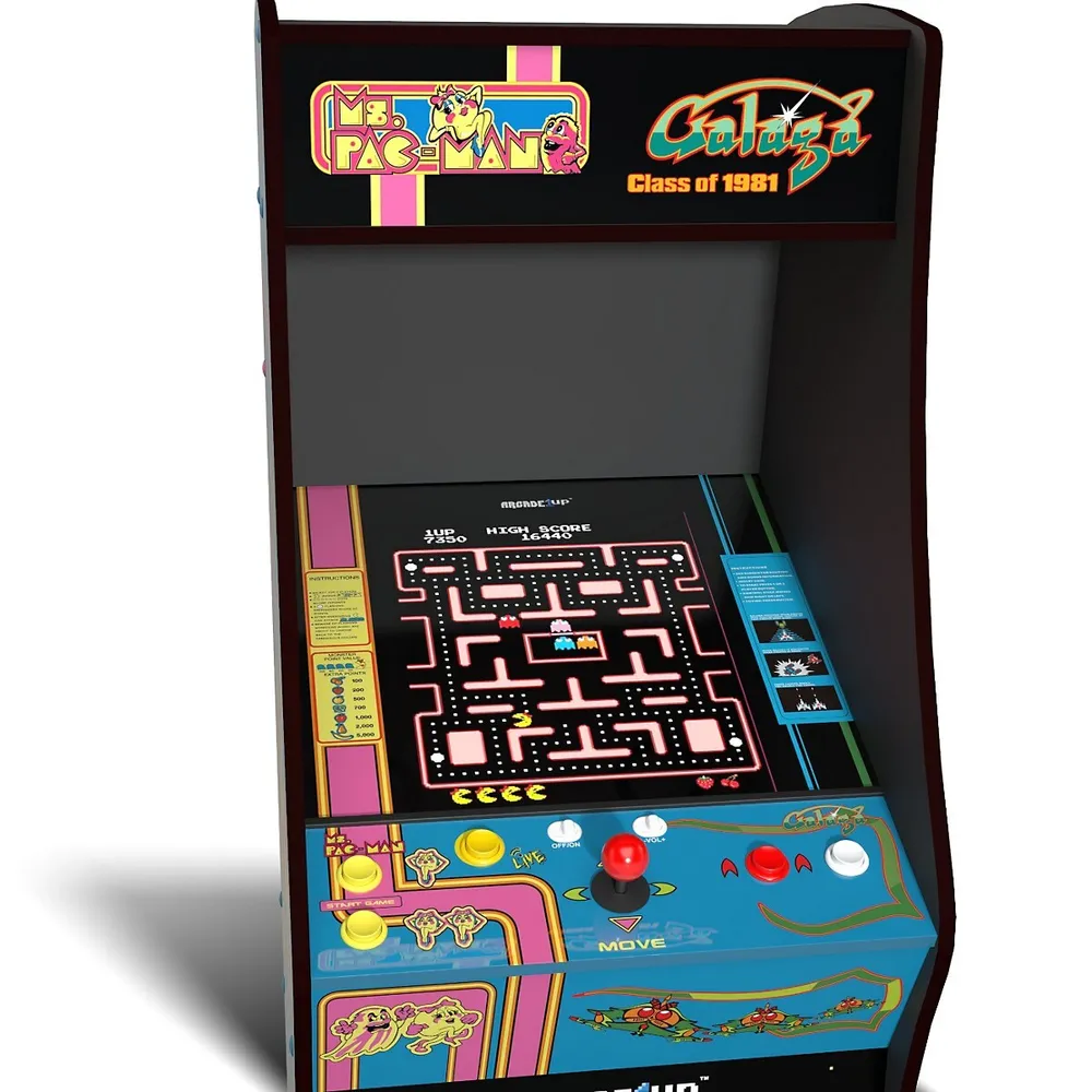  Arcade1Up BANDAI NAMCO Legacy Arcade Game Ms. PAC-MAN